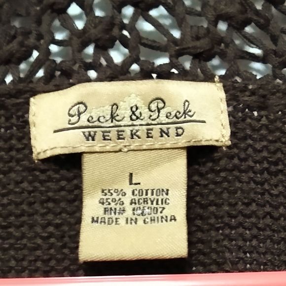 Peck & Peck crochet retro 50s cardigan - Picture 4 of 7